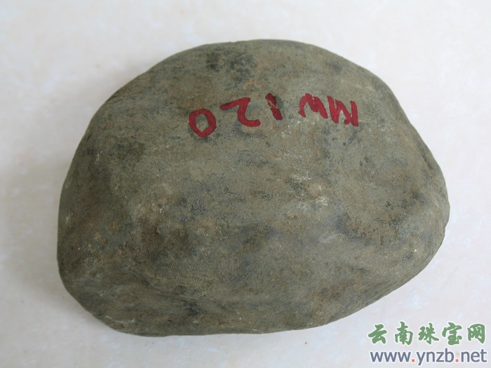 莫湾基赌石, 老场口翡翠毛料 -- 点击看大图