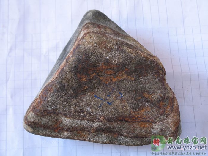 达摩砍水石, 翡翠毛料, 赌石