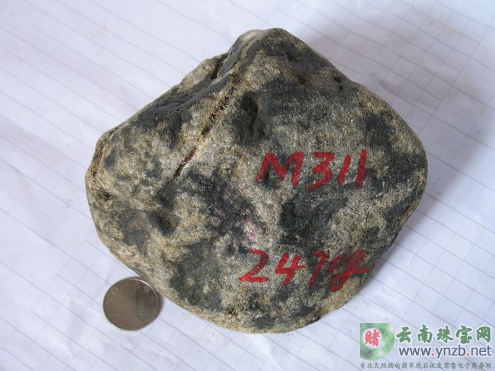 翡翠原石、莫湾基老场口 - 点击看大图