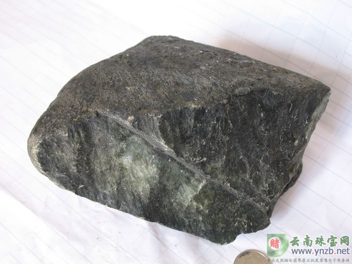 翡翠, 赌石, 莫湾基, MWJ561翡翠原石 -- 点击查看大图