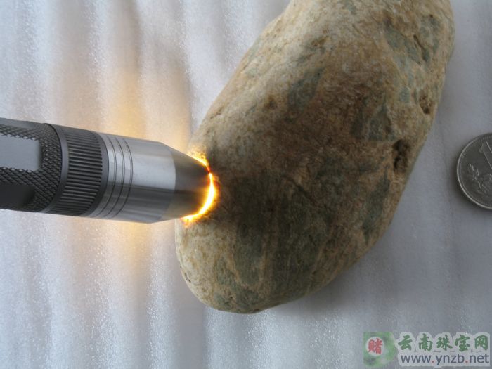 翡翠, 赌石, 达摩坎/大马坎, D610翡翠原石 -- 点击查看大图