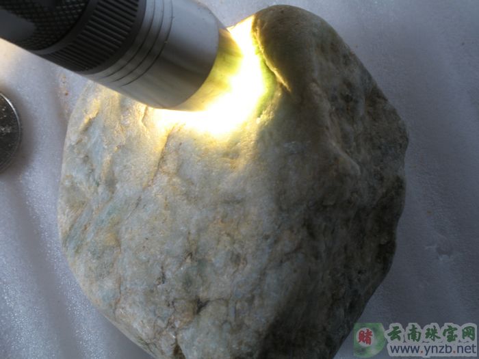 翡翠, 赌石, 达摩坎/大马坎, D621翡翠原石 -- 点击查看大图